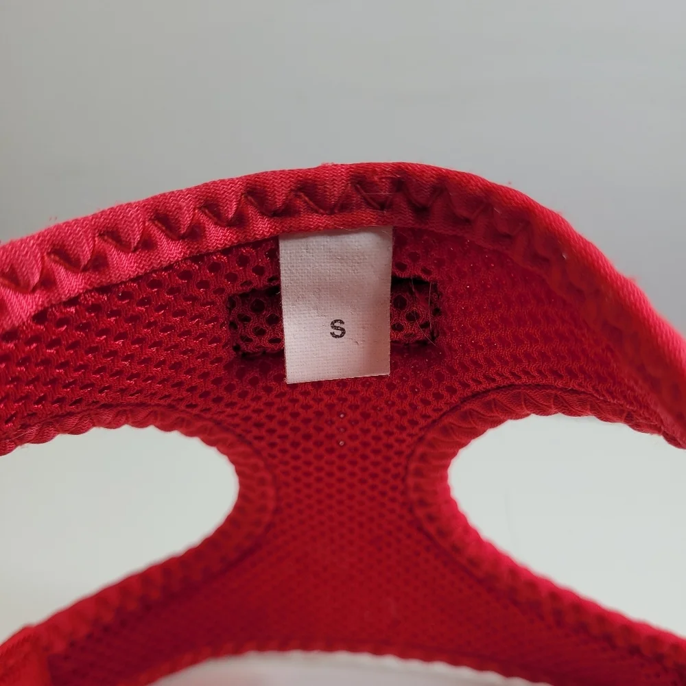 Petifine Step in Red Soft Dog Harness Size Small